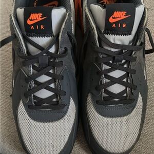 Nike Air Sneakers - Gray and Orange